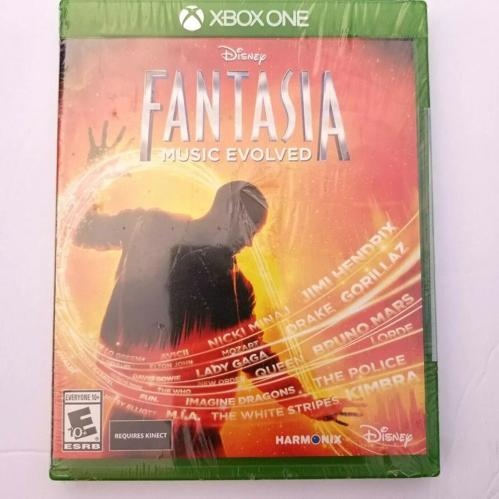 Microsoft Xbox One Disney Fantasia Music Evolved Rhythm Game 2014 Sealed